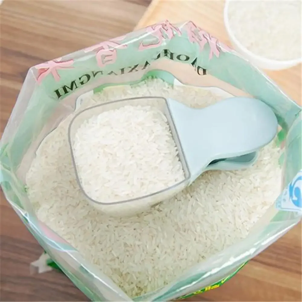 Duck Head Rice Spoon Tea Flour Bag Sealing Clip Dried Fruit Seasoning Scoop Kitchen Plastic Water Ladle Brand  Cute Design Food