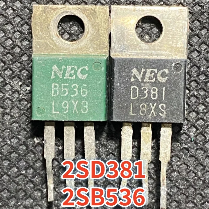10 pares de desmontaje Original 2SD381 2SB536 D381 B536