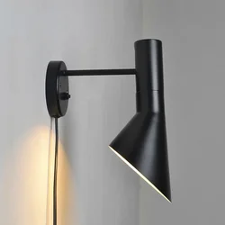 American Industrial Style Wall Lamp Creative and Simple Corridor Bedroom Bedside Light Living Room Adjustable Home Decoration