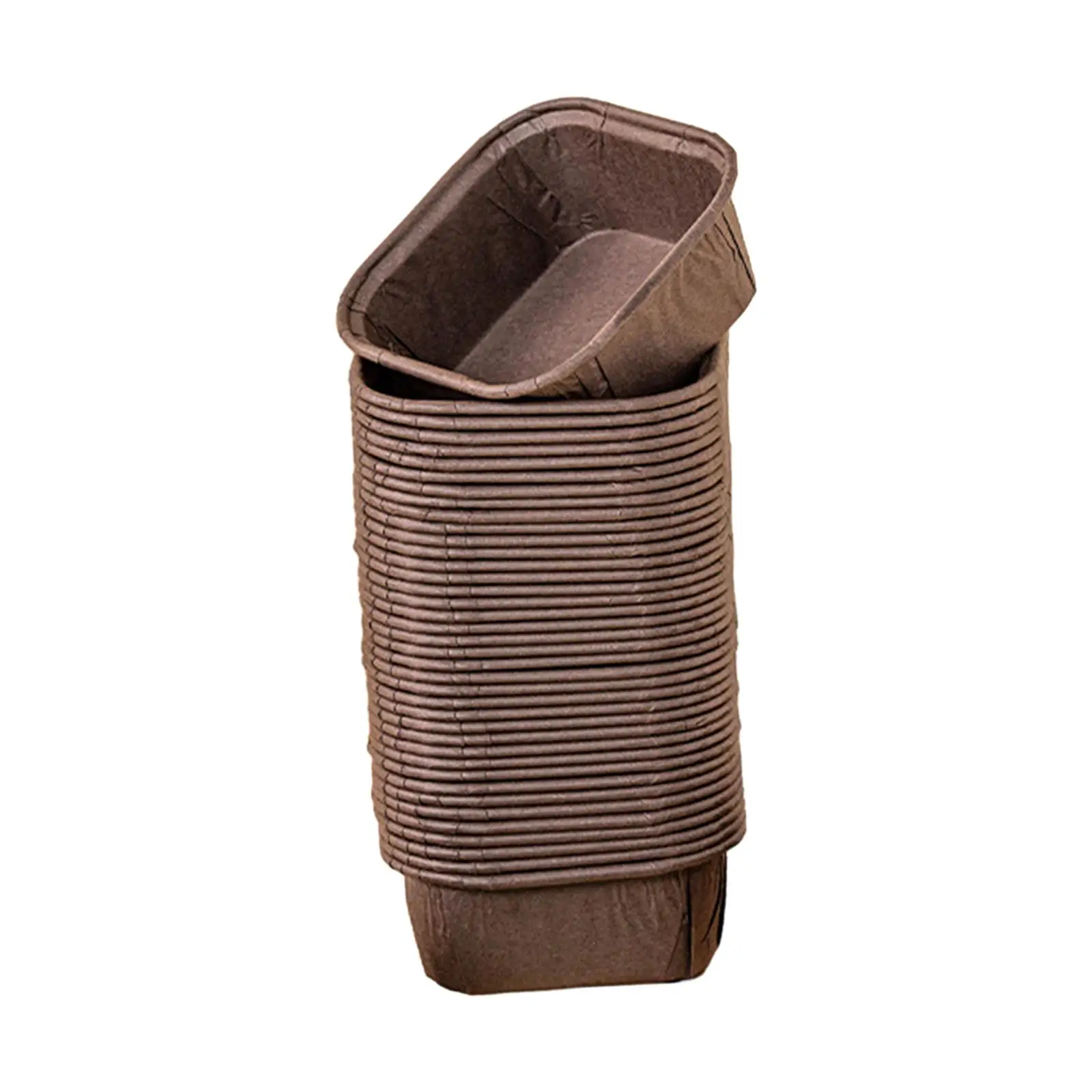 50 Pieces Cupcake Liners High Temperature Resistant Small Cake Packaging Box for Christmas Wedding Engagement Party Halloween