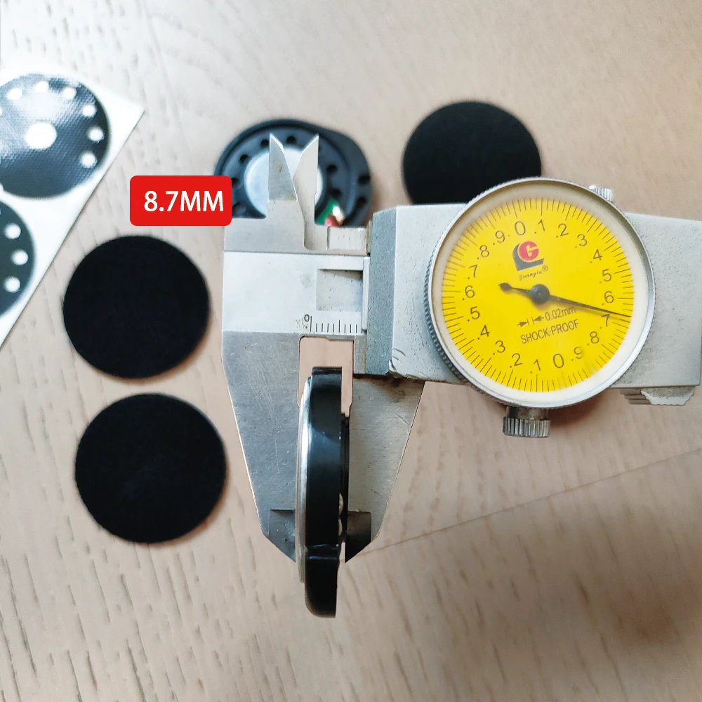 ELFINEAR Hochwertige DIY-Stereo-Helmlautsprecher-Kopfhörer für Cardo, Sena, Lexin, Vimoto. Funktioniert mit den meisten Helmkommunikatoren – Detail 9