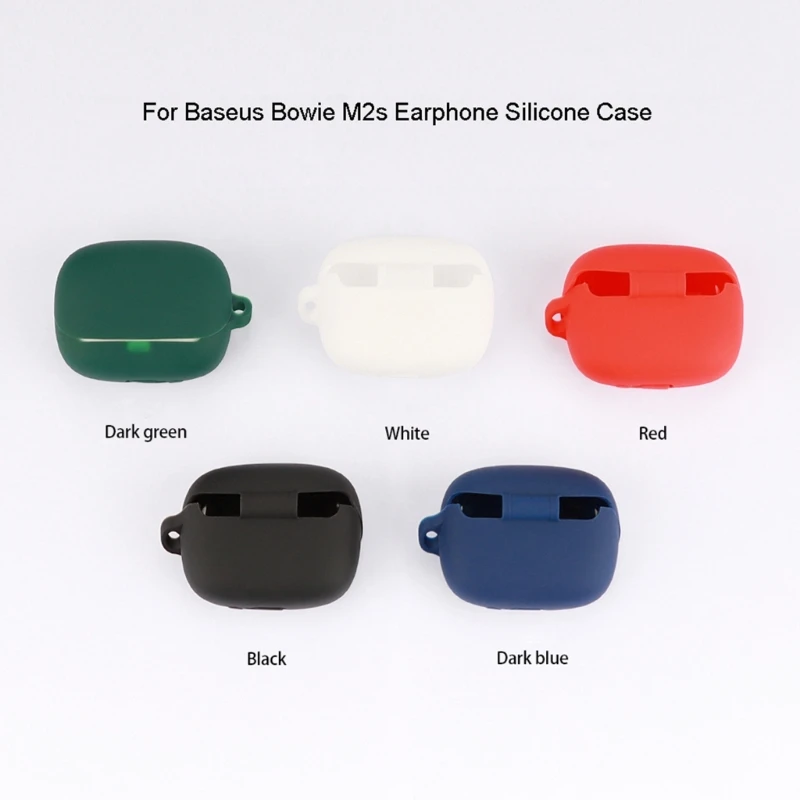 Compatible For Baseus Bowie M2s Earphone Cover-Shell Shockproof Anti-scratch Soft Sleeve Washable Housing Dustproof Case