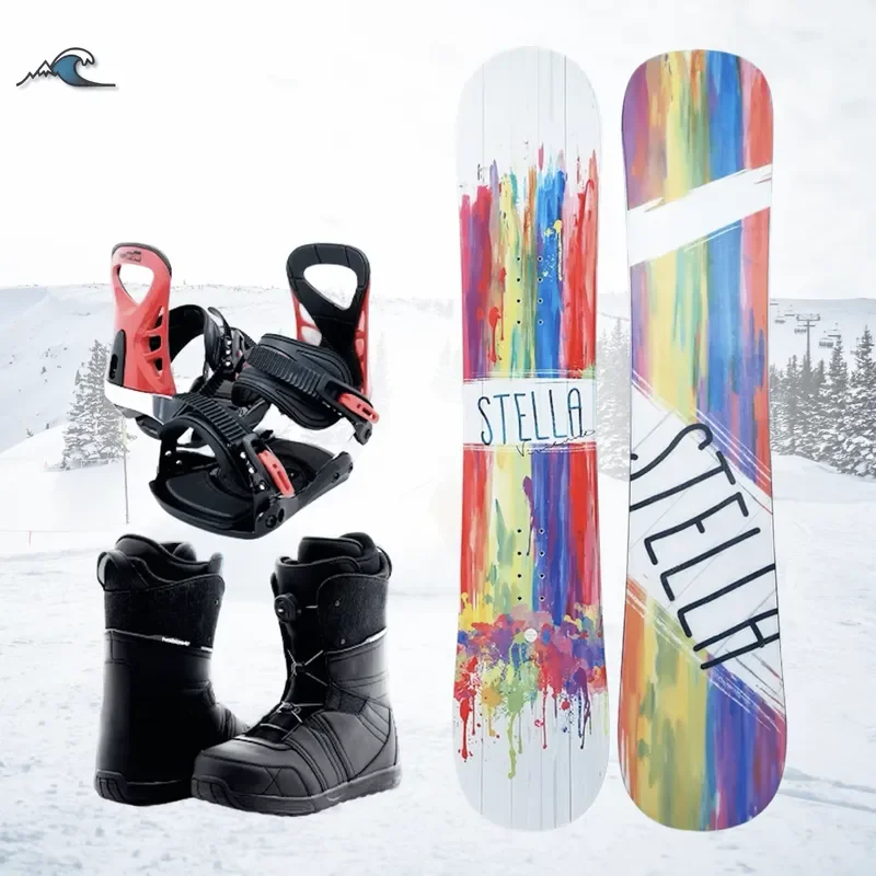 Factory Direct Wholesale Winter All Mountain Snowboard Set with Boots Bindings for Beginner/Intermediate Riders Ready to Ship