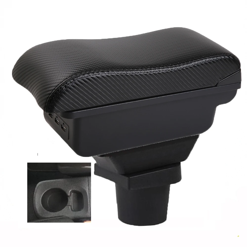 Armrest Box Central Console Storage Box with Elbow Support for Opel new Corsa F Driver Side Car Interior Accessory