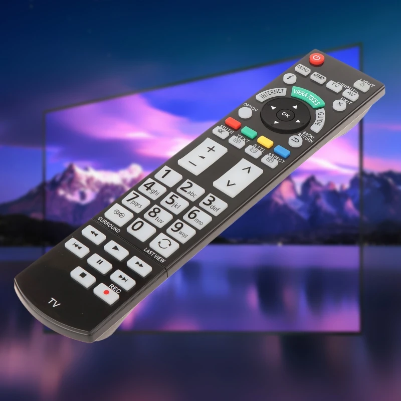 DX11 N2QAYB000715 Universal Remote Skin Friendly for PanasonicTX-L42ETW50 TX-P50VT50B