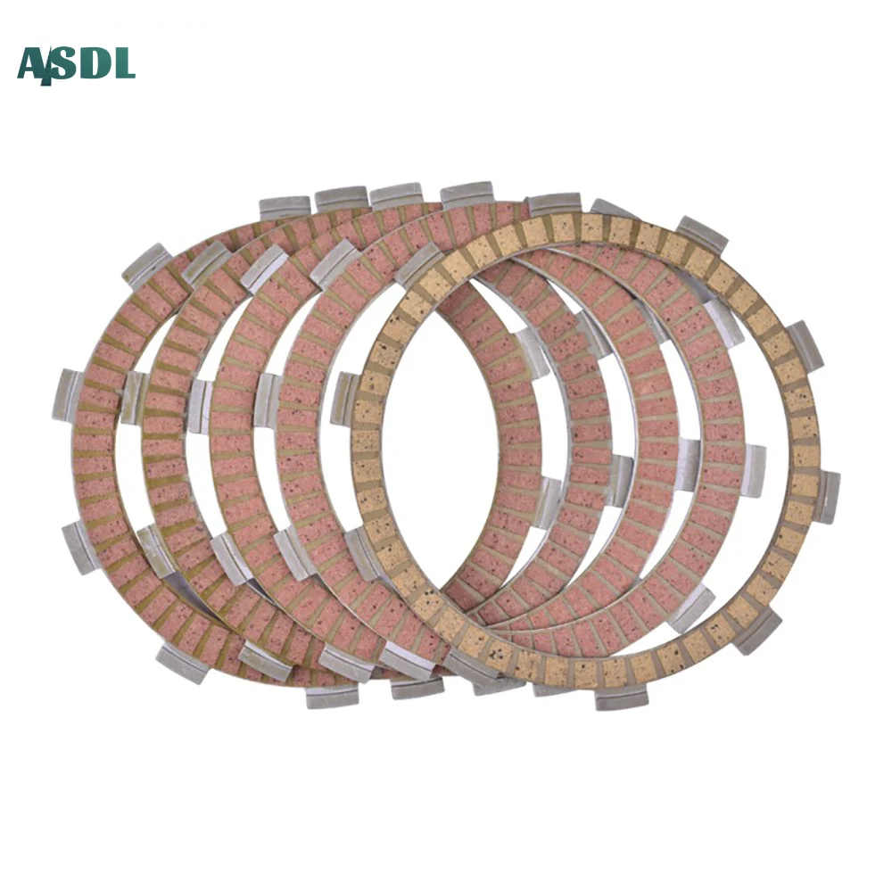 Steel and Friction Clutch Plate Set For Honda XL250 XL250R XR250R XR250 XL XR 250 VT125 VT125C Shadow XLV125 Varadero VT XLV 125
