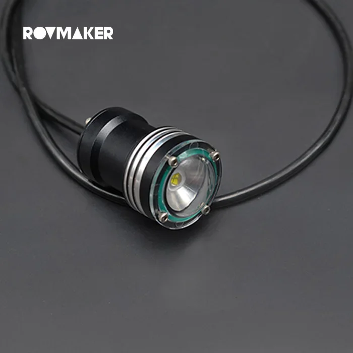 Luz submarina de lúmen para ROV/AUV