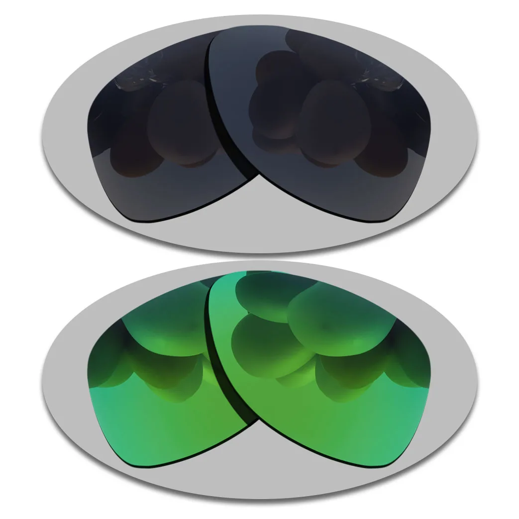 

Grey Black&Green Lenses Replacement For-Oakley Dispatch 2 Polarized Sunglasses