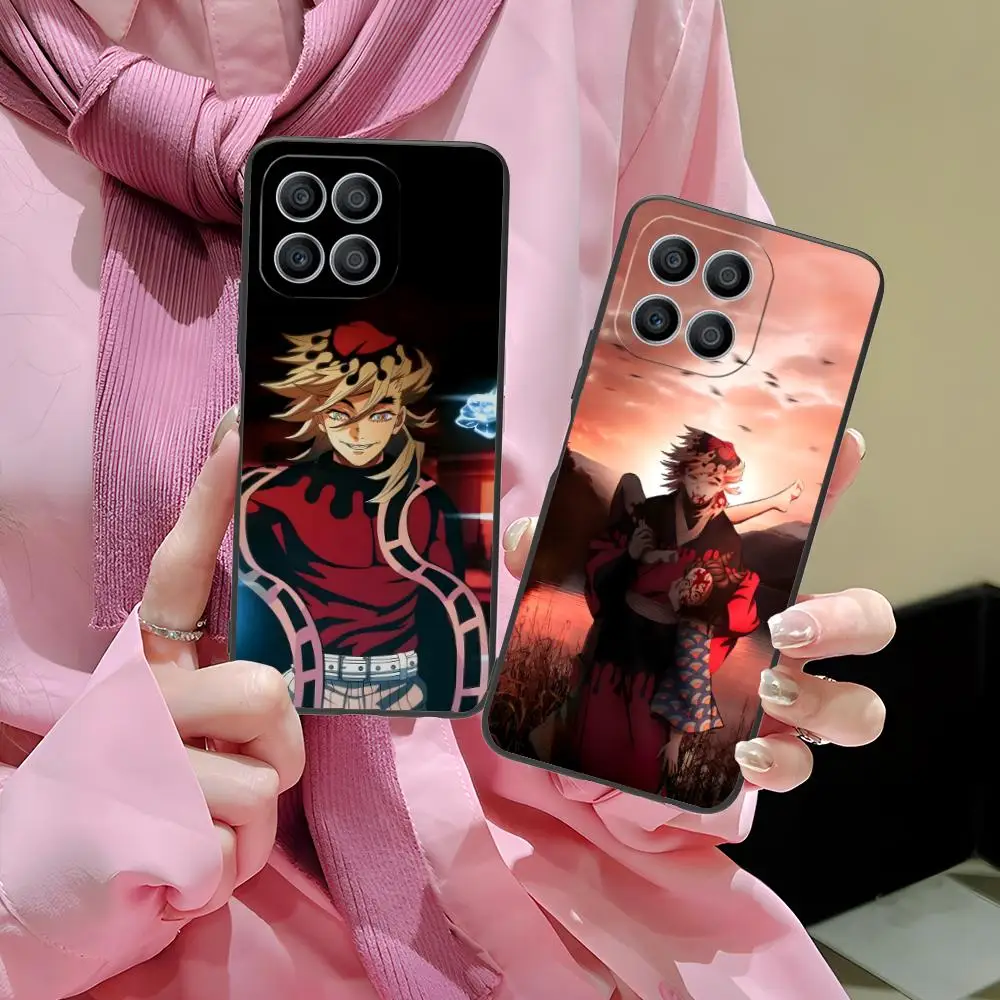 

Чехол для телефона «Убийца демонов» Douma для Honor 90 80 70 60 50 30 20 10 9 8 7 Pro S SE Lite 5G, черный, для смартфонов, мобильных телефонов, довольно