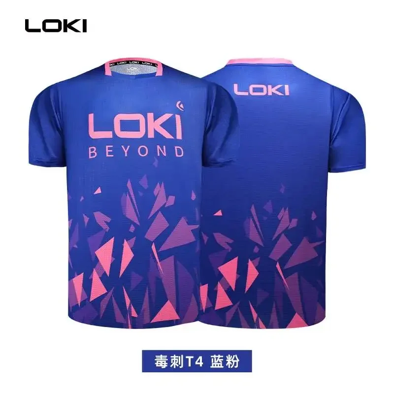 LOKI – maillots de Tennis de Table, t-shorts d'entraînement, nouveau Style, absorbe la sueur, confort, qualité supérieure, chemise de Ping-Pong, tissu de Sport