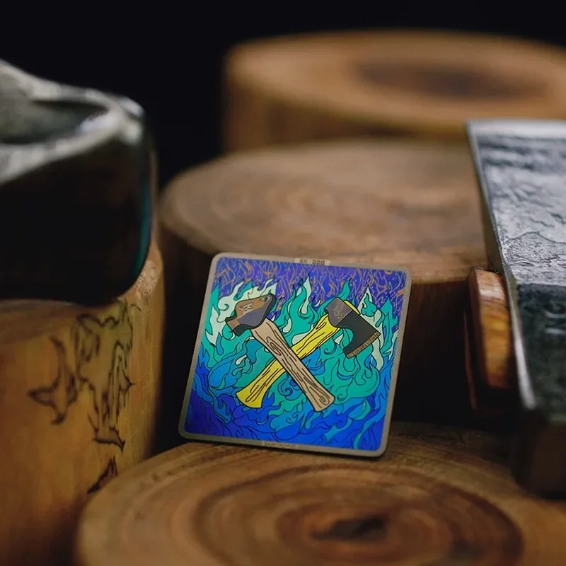 

Gain Titanium Alloy Magic Tips: Air Badge Decoration, Metal Stickers, Armbands, Backpack Stickers, Outdoor Stress Relief Toys