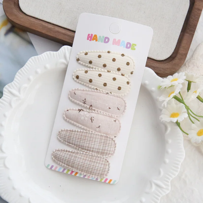 Handmade Snap Clips for Baby Hair Accessories, Children's  Cute Head Wear, Lovely trendy Hair Pins, Bows for Girls, 6 per Set view 3