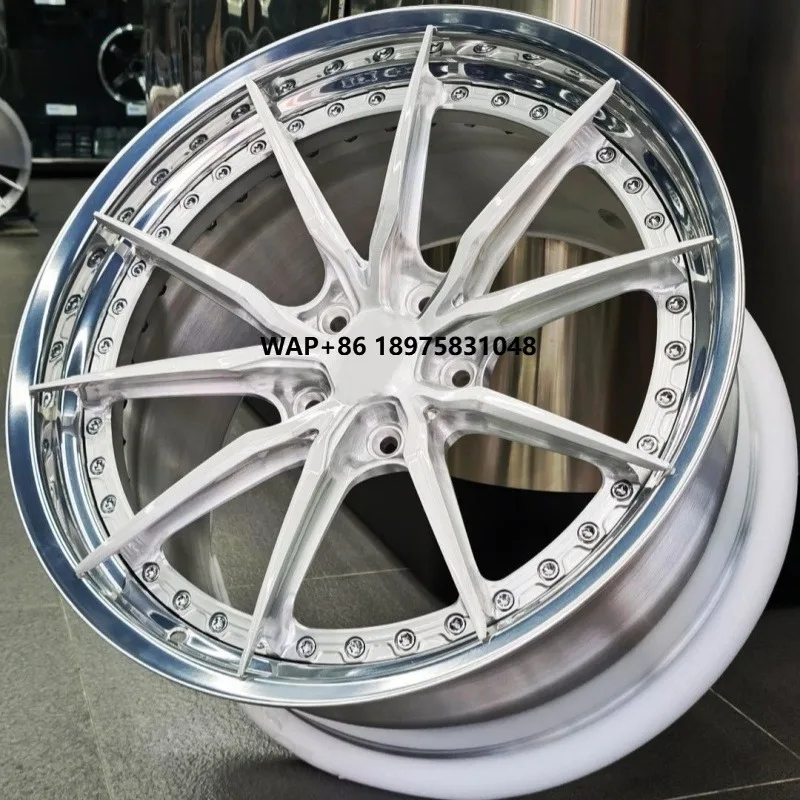 

Forged 5X112 Wheels 17 18 19 20 Inch 2 Piece Brushed Center Racing Alloy Wheels