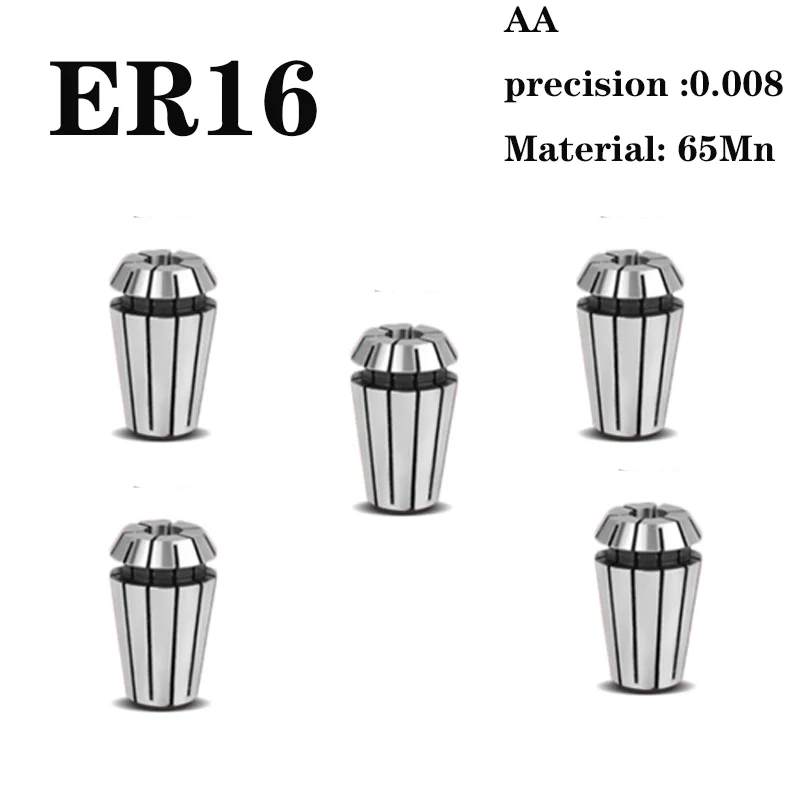 

ER16 Spring Collet 1mm-12mm AA ER Chuck Set High Precision 0.008 Tool Holder ER16 Spring Collet ER16 Collet Chuck Set