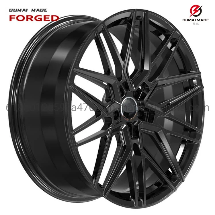 Glossy Black Multi Spoke Rims Concave 5X112 W223 Forged Wheel 21