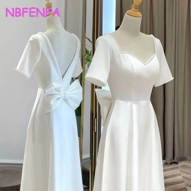 NBFENFA French Evening Dresses Skirt 2024 Autumn New Usually Wear Banquet Dress Girlfriend Bridesmaid Dress Vestidos De Fiesta