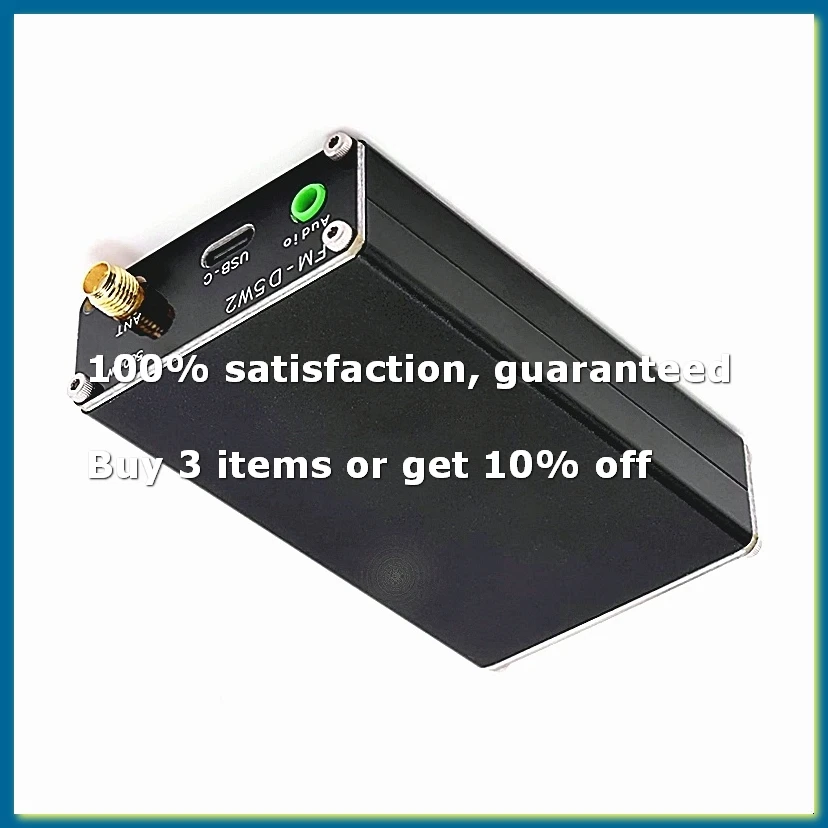 ●0.5W FM Transmitter 76-108Mhz 500mW High-Power Stereo Broadcast Device Type-C Interface 2000M Range-ABFB