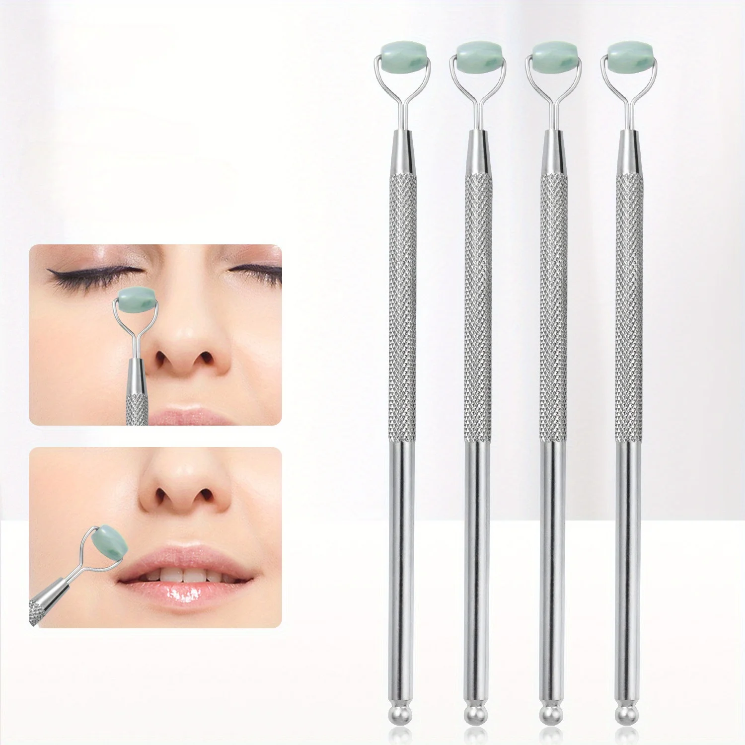 Facial Massage Roller - A Beauty Tool for Lifting The Nose Bridge, Reducing Wrinkles and Facial Contours and Massaging Acupoints