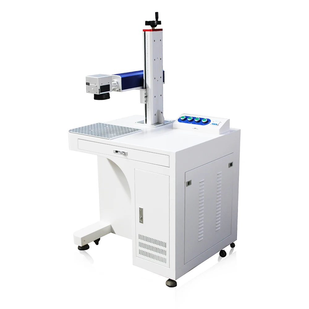 Portable Marking 2.5d Deep Engraving 20w 30w 50w 60w Jpt Raycus Mopa M7 Engraver Rotary Fiber Marking Machine