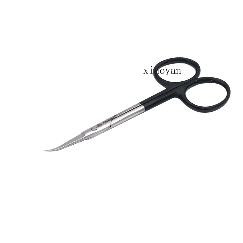 Premium stainless steel scissors Gold handle black handle scissors nose hair body hair cut off necrosis hand skin foot skin