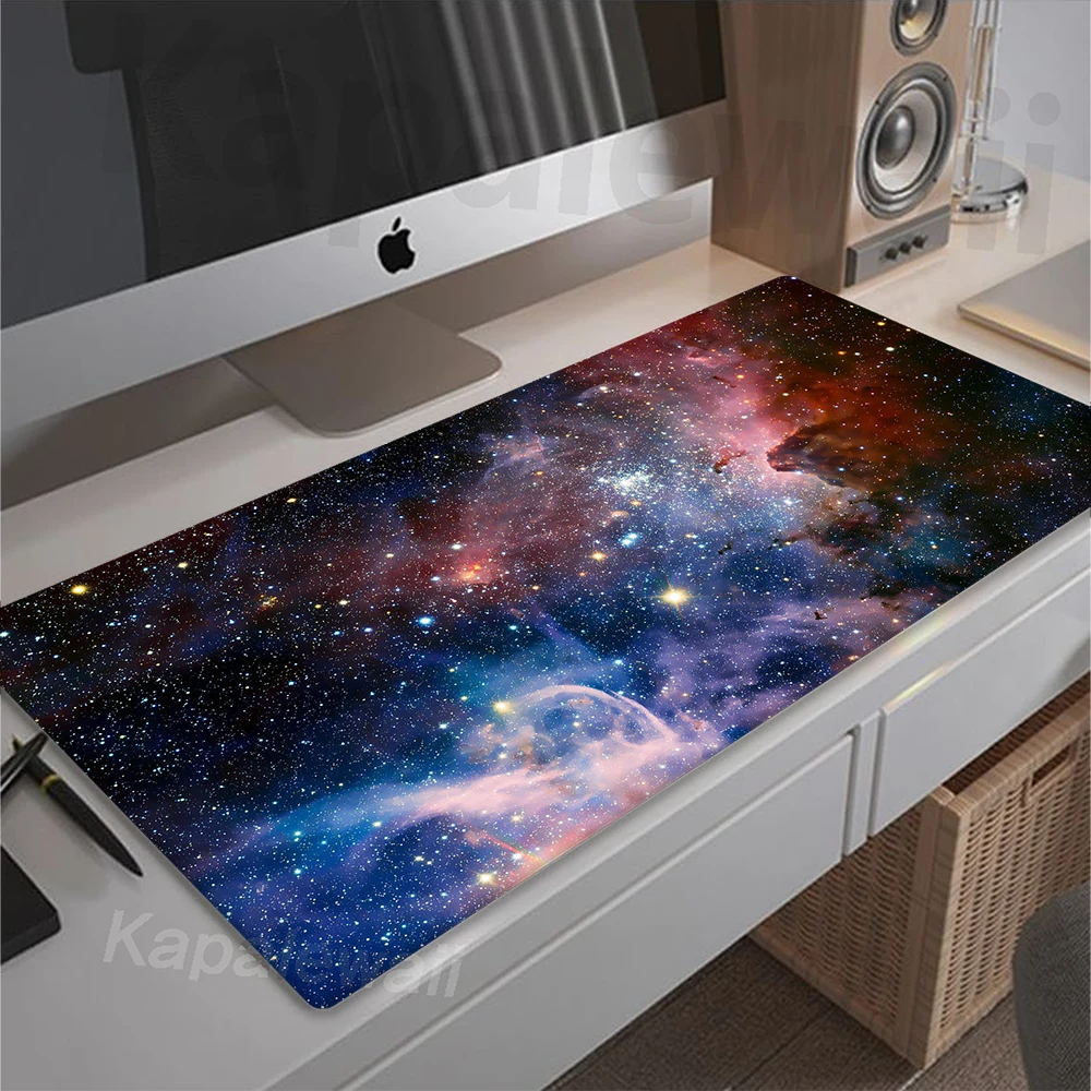 Computer Mouse Pad Gaming Space Mousemat 900x400mm Large Rubber Mouse Mat Office Rubber Mousepad Desk Mat Keyboard Pads XXL