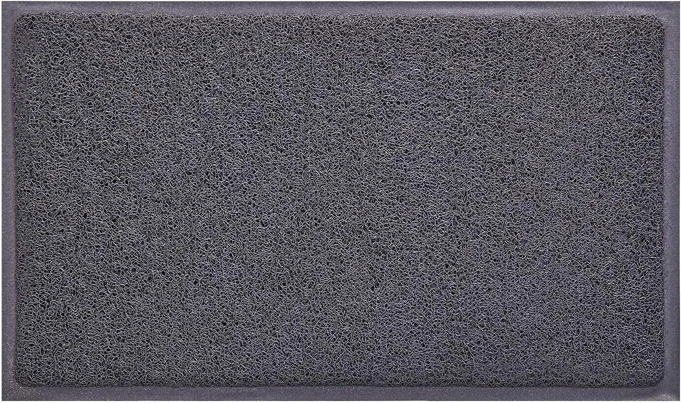 

Outdoor Door Mat 28x16 Inch, Dirt-Trapper for Garden Entrance, Hard Wearing Vinyl Coil Doormat
