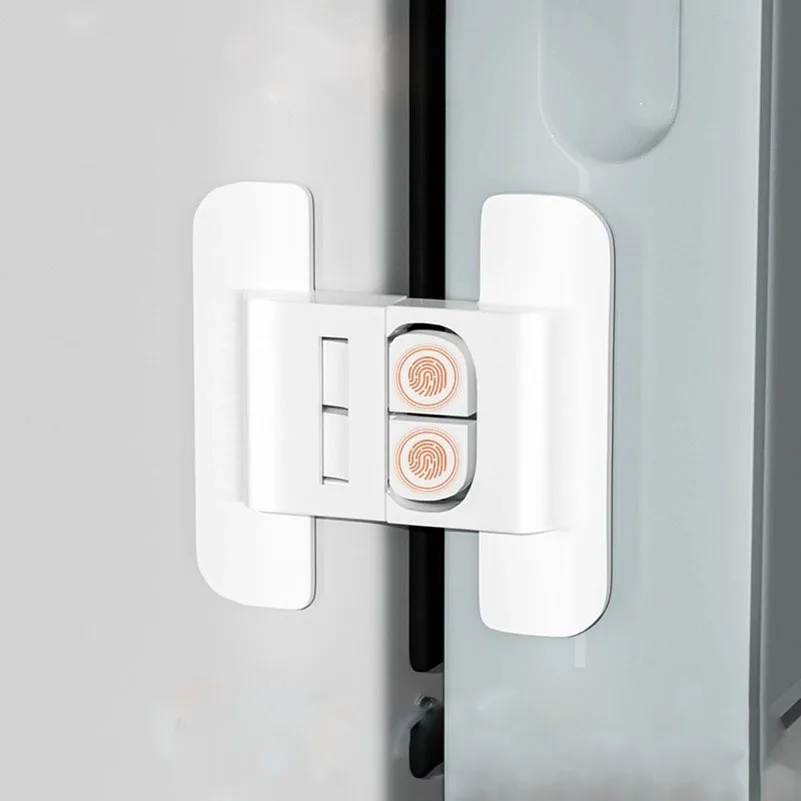 1PC Refrigerator Door Closer Security Snap Auto Lock No Punch Universal