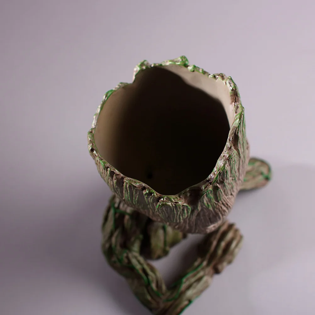 Flowerpot Cute Action Figures  Pen Pot Holder Hero Model Vessel Garden Courtyard Balcony Decoration Ornament Figures