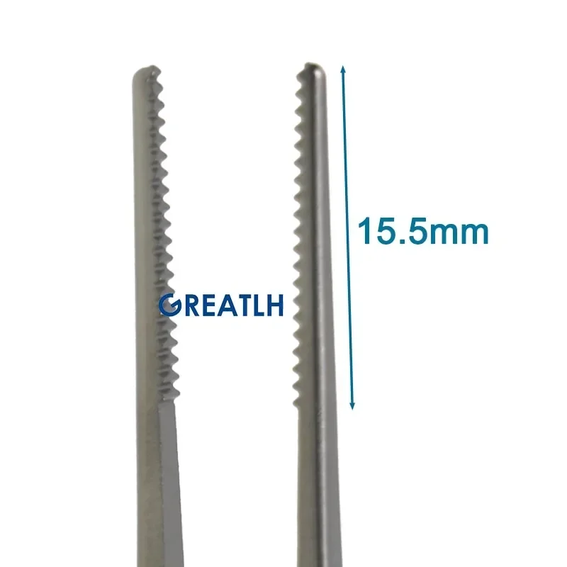 GREATLH Stainless Steel Tweezers with Teeth Eyelid Forceps with Teeth Ophthalmic Eye Instrument