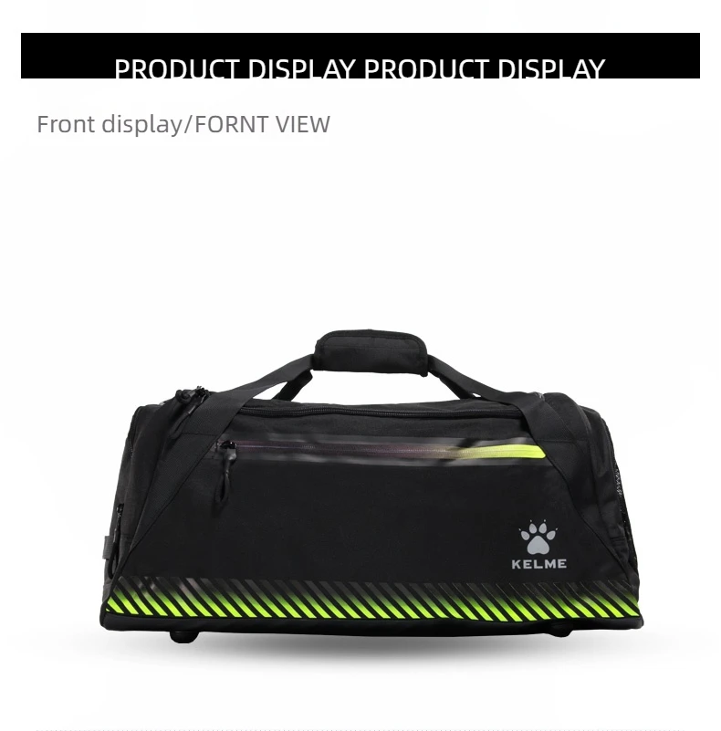 Kelme Fußball Sport Schulranzen Training Fitness Beutel tasche große Kapazität mit Schuhen Lager Schulter tragbaren Rucksack – Detail 4