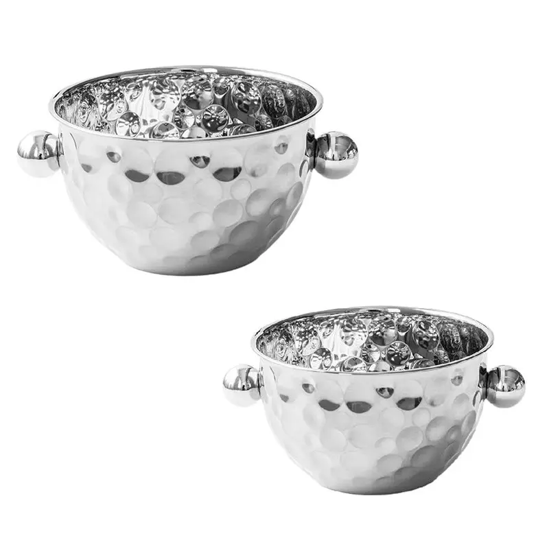 

Ведерки для напитков A63K-Ice, для пивных бутылок, 2 шт., из нержавеющей стали, с ложками, для вина и напитков