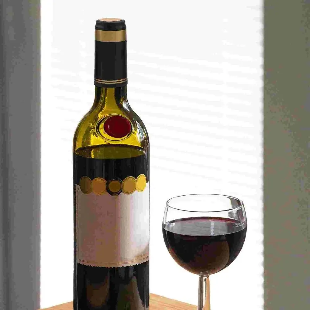 100Pcs PVC Wine Heat Shrinkable Cap Tear Tab Red Wine Shrink Film Wrap Straight Mouth Black Wine Bottle Cap