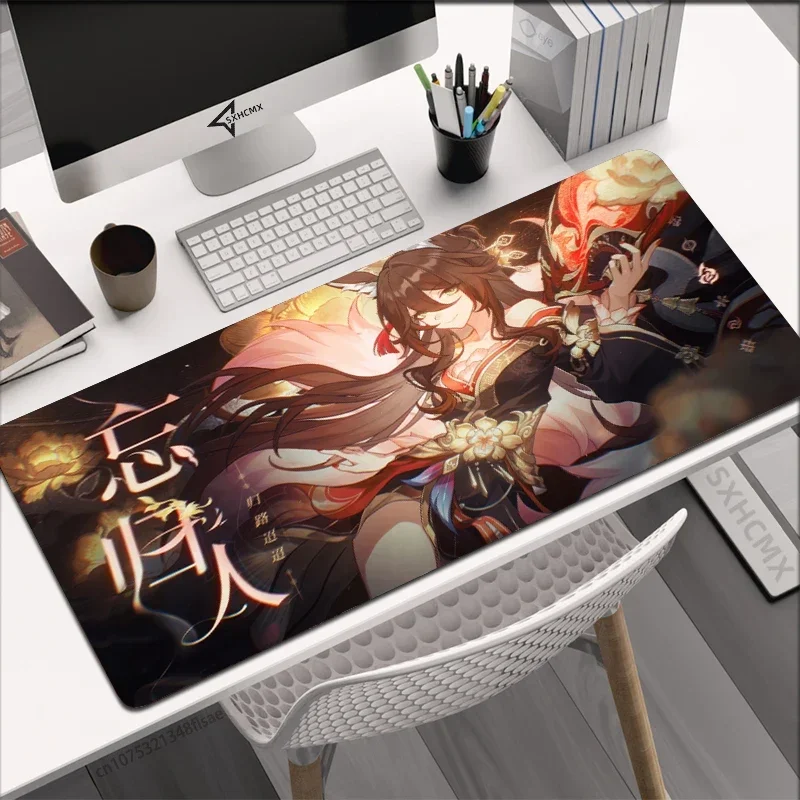 Honkai Star Rail Firefly Acheron Fugue HD Print Mou Office Accessories Pc Cabinet Game Rubber Lock Edge Keyboard Mat