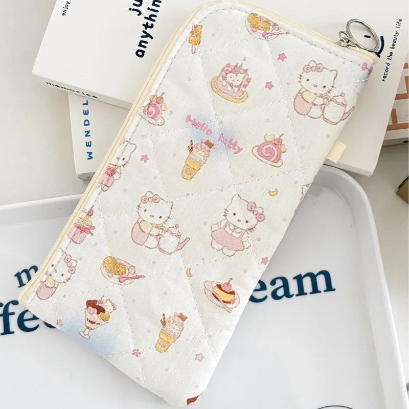 

Kawaii Hello Kitty Bag Cute Cartoon Anime Women Products Mobile Phone Coin Storage Desktop Ornament Student Girl Gift Wholesale