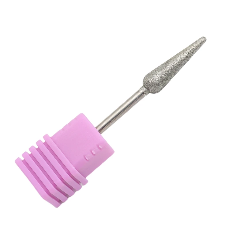 MD0620D  3/32"  Diamond Burrs Drill Bit Nails Stainless Steel Cutter For Manicure Professional Remove Nail Gel Tools