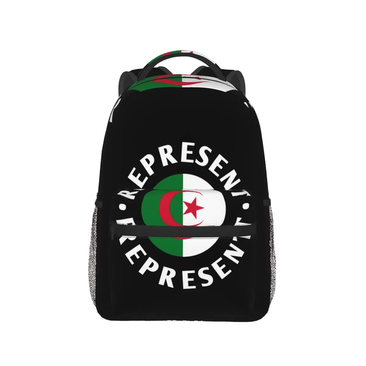 

Represent Algeria Flag Backpack Hot Sale Daypack Large Capacity Boys Girls BookBag School Bag Shoulder Bags for Men Women