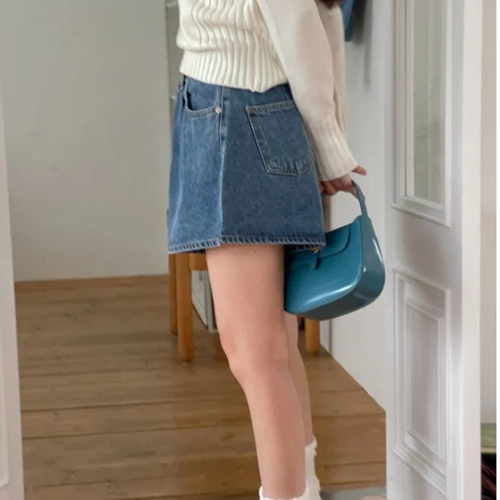 

Summer 2026 High Waist Simple Pure Color Jeans Shorts Women's Casual Loose Fit Cotton 100% Folded Hemming Versatile Fashionable