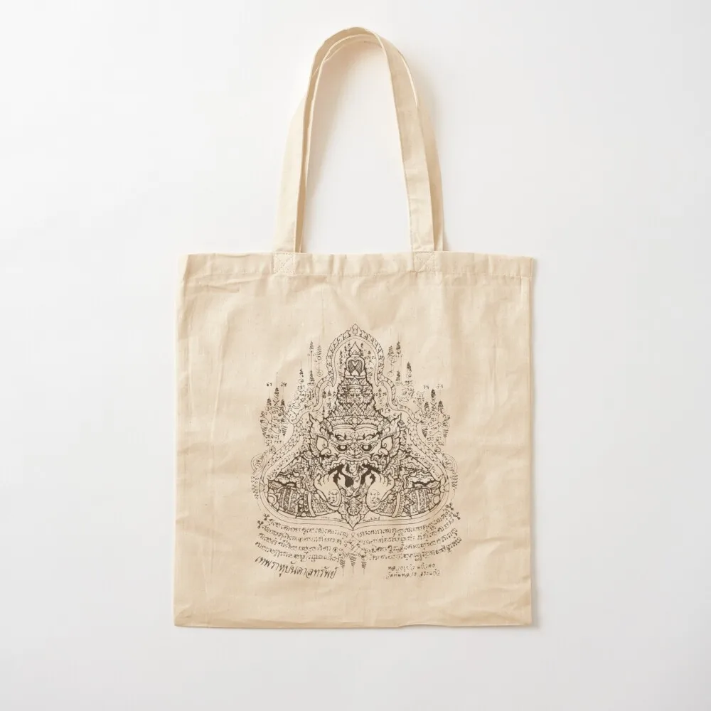 

Sak Yant Phra Rahu Tote Bag Gift bag canvas bags Canvas Tote Bag