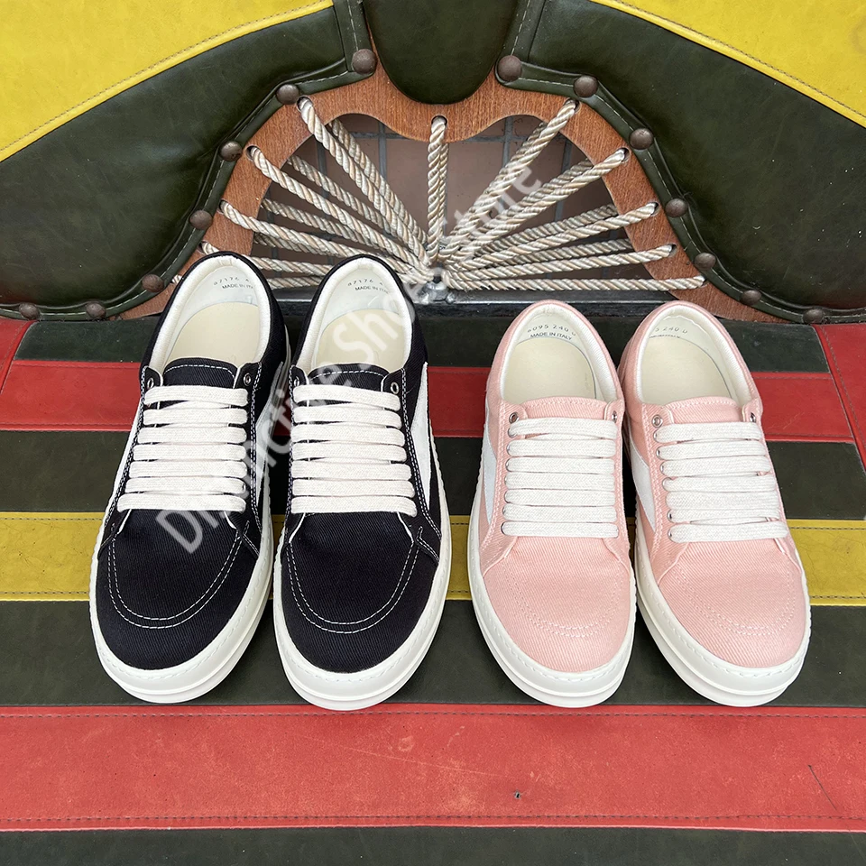 

Retro Men Casual Shoes Canvas Loafers Lace Up Women Classic Sneakers Luxury Trainers Low-top Street Shoes Vintage Brand Ro Shoes