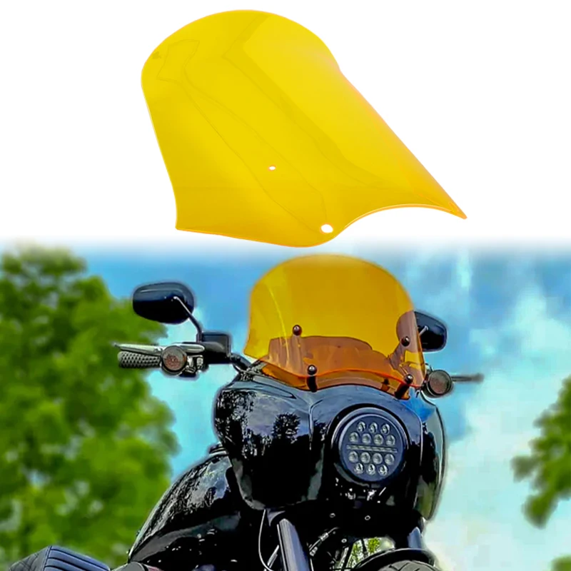 

Motorcycle Accessories 15 inch Orange Transparent Windshield Windscreen For all T-sport Fairing