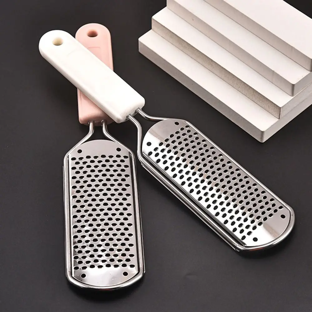 Reusable Stainless Steel Foot File Exfoliating Rubbing Feet Foot Board Rubbing Multifunctional Callus Remover Feet Care Tool Men