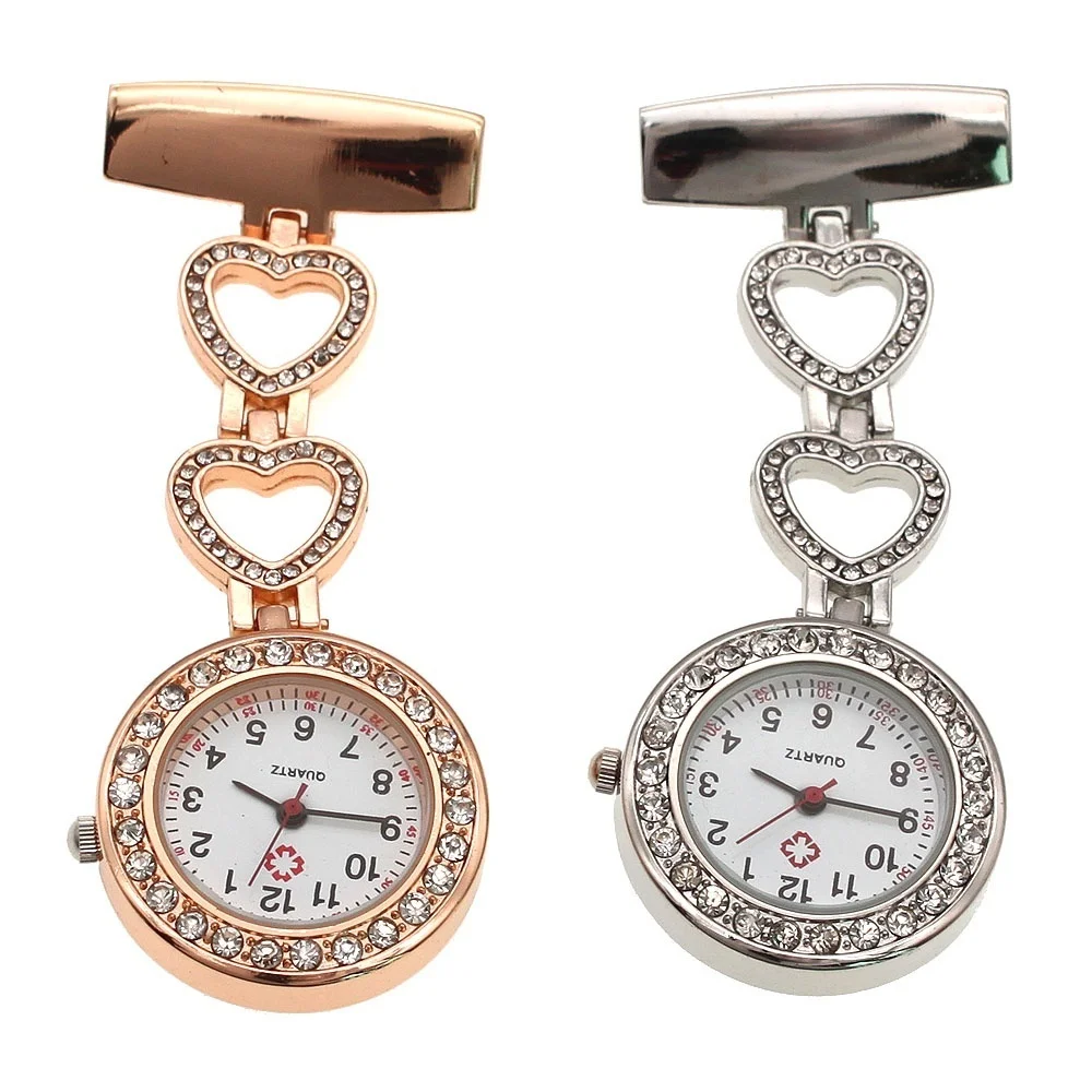 

Luxury Nurse Doctor Quartz Watch Stainless Steel Crystal Watches