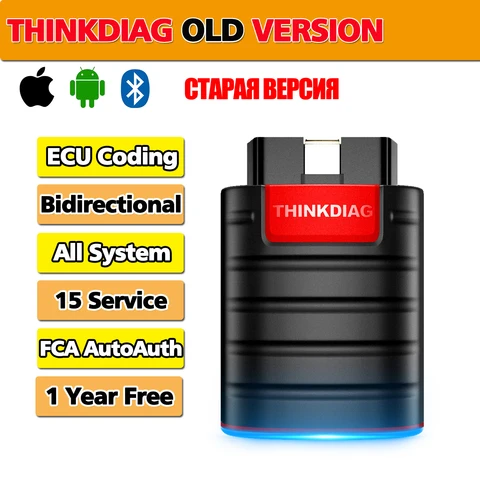THINKCAR THINKDIAG ECU кодирование двунаправленные автомобильные диагностические инструменты автомобильный сканер OBD2 инструменты считыватель кодов 1 год бесплатное обновление PK EDIAG