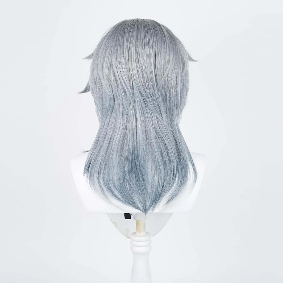 Men Cos Anime Game Party Sunday Harmony Grey Gradient Blue Hair Wig