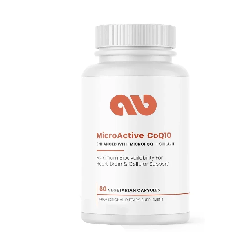 

MicroActive CoQ10 with MicroPQQ And Shilajit Vegetarian Capsules 60 Count Sustained Release Formula for Nutritional Supplement