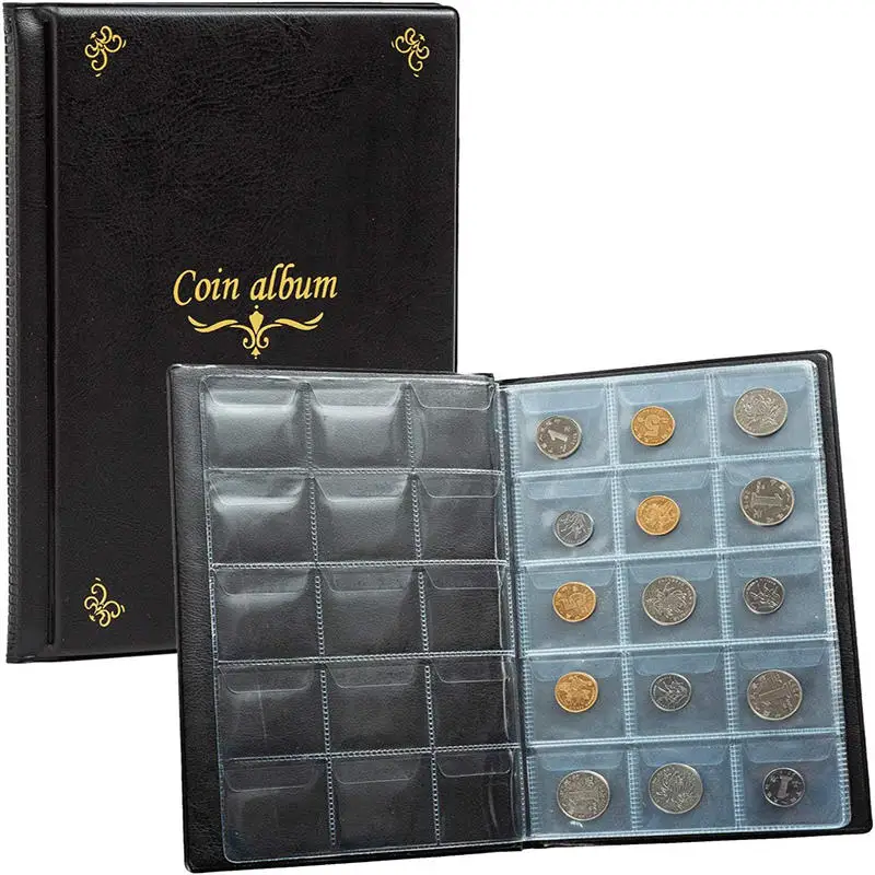 

150 Pockets Coin Album for Collectors Coin Collection Book Holder Display Storage Album Home Large Capacity Collecting Book