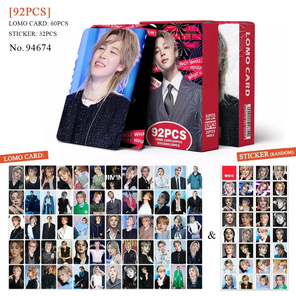 92PCS Single ALbum Mini LOMO Card Photocards HD Fans Collection Cards Decorative Present Gifts