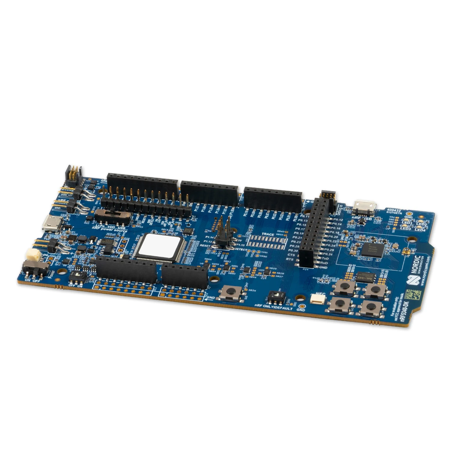 nRF5340-DK Development Kit Dual-core Bluetooth 5.3 SoC Support Bluetooth Low Energy,Bluetooth mesh,NFC,Matter,Thread and Zigbee