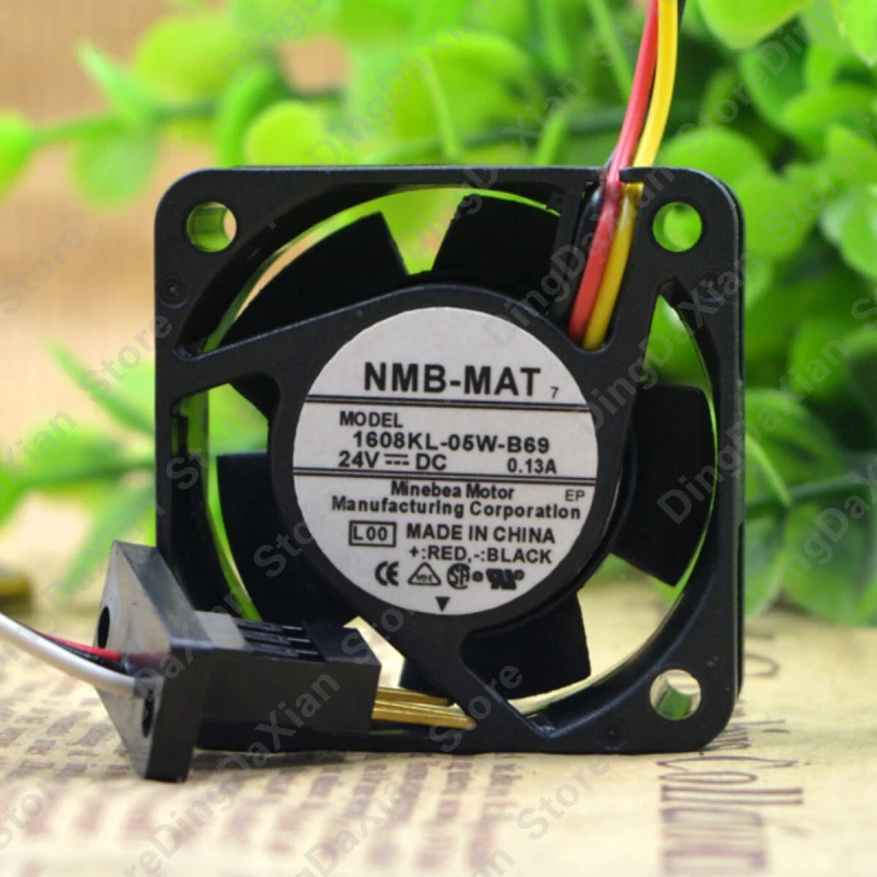 X For NMB 1608KL-05W-B69 | 24V 0.13A | 4CM | Micro Industrial Chassis Cooling Fan 1PCS