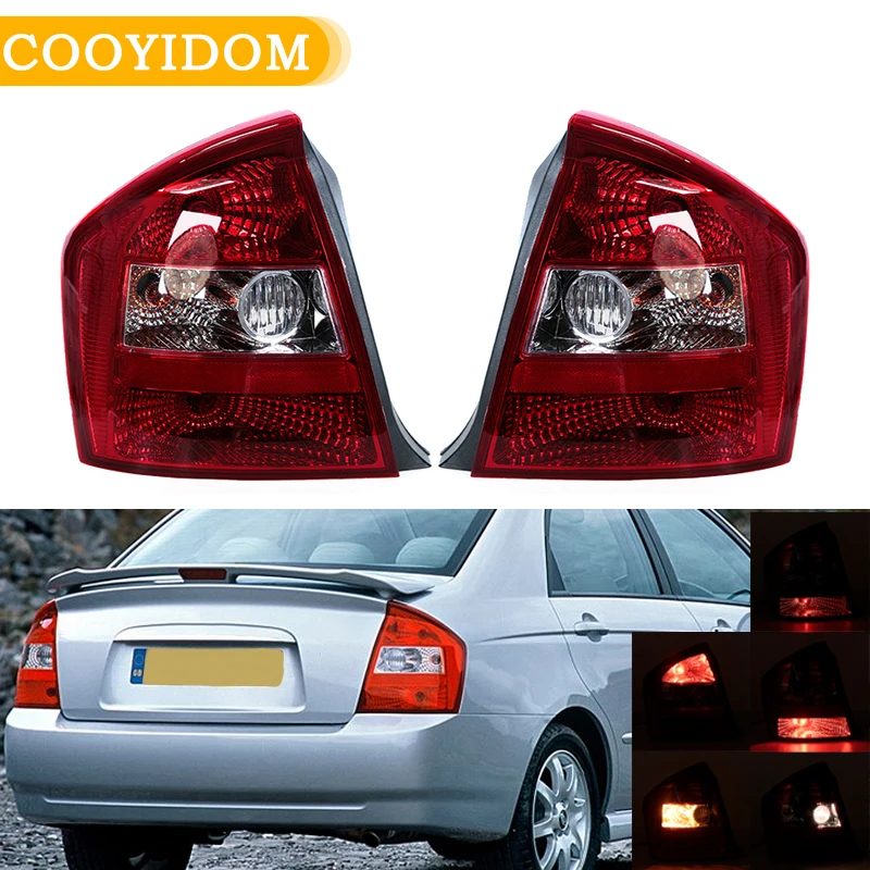 

Car Rear Tail Light For Kia Cerato 2003 2004 2005 2006 2007 Turn Signal Brake Light Fog Lamp Taillight Assembly Accessories